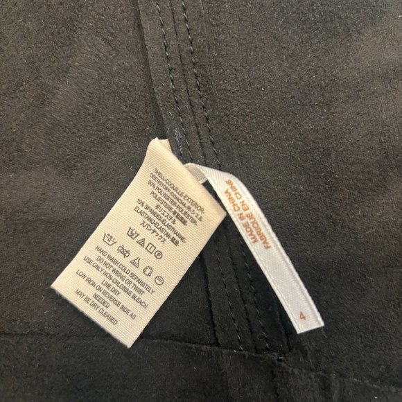 Free People Suede Lace Up Black Blazer - Picture 5 of 5